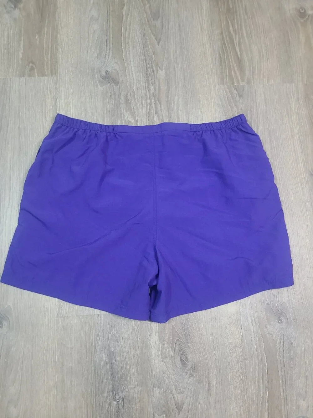 L.L. Bean SunSmart Purple/Blue Supplex Lined Swim Shorts Board Shorts - Size 1X